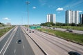 Highway 401 in Toronto, Ontario, Canada Royalty Free Stock Photo