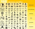 Business & Office Icons - 102 Iconset Part2 Royalty Free Stock Photo