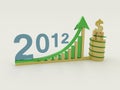 Business in 2012 Royalty Free Stock Photo