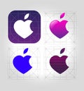 Business Abstract icon apple-heart