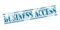 Business access blue stamp