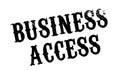 Business Access rubber stamp