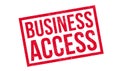 Business Access rubber stamp