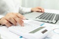 Business accounting.accounting and auditing teaching.consulting work. Royalty Free Stock Photo