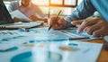 business accounting team meeting in room office Royalty Free Stock Photo