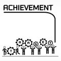 Business achievement concept