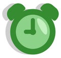 Business alarm clock, icon