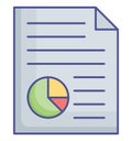 Business Analysis Glyph Style vector icon which can easily modify or edit