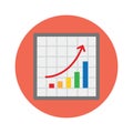 Business analytics Color Vector Icon which can easily modify or edit Royalty Free Stock Photo