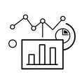 Business Analytics and Data Visualization Icons Set Royalty Free Stock Photo