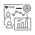 Business Analytics and Data Visualization for User Performance Royalty Free Stock Photo