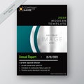 Business annual report brochure flyer design template vector, modern publication poster magazine, layout in A4 size, stock vector