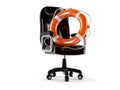 Business armchair with life buoy