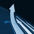 Business arrows background Royalty Free Stock Photo