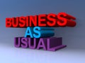 Business as usual Royalty Free Stock Photo