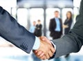 Business associates shaking hands Royalty Free Stock Photo