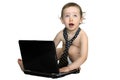 Business baby Royalty Free Stock Photo