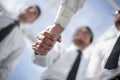 Business background.handshake business partners