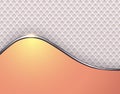 Business background orange grey, elegant wave with holes pattern