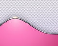 Business background pink and grey, elegant wave with holes pattern