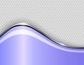 Business background purple, elegant metallic wave