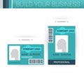 Business badge template design Royalty Free Stock Photo