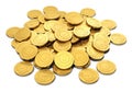 Heap of golden coins