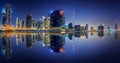 Business bay of Dubai, UAE Royalty Free Stock Photo