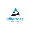 Business Bird Vector Graphic Design Albatross Company Brand.