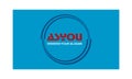 ASYOU Logo vector design set for your company and business blue and red whiter color