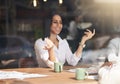 Business, black woman and employee with question, meeting and conversation for project, deadline and schedule. African Royalty Free Stock Photo