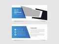 Business Blue Complement Card Design is editable vector illustration