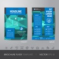 Business blur background brochure flyer design layout template i