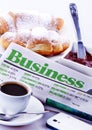 Business Breakfast Royalty Free Stock Photo