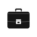 Business briefcase icon, simple style Royalty Free Stock Photo