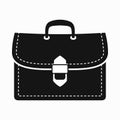 Business briefcase icon, simple style Royalty Free Stock Photo