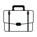 Business briefcase work linear style icon