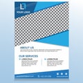 Business brochure flyer advertising a4 vector -