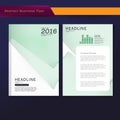 Business brochure flyer cover design layout Colorful template in A4 size Royalty Free Stock Photo