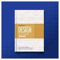 Business brochure flyer cover design layout Colorful template in A4 size, with Premier design template background Royalty Free Stock Photo