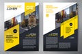 Business Brochure. Flyer Design. Leaflets a4 Template. Royalty Free Stock Photo