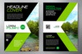 Business Brochure. Flyer Design. Leaflets a4 Template. Cover Boo Royalty Free Stock Photo