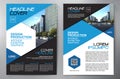 Business Brochure. Flyer Design. Leaflets a4 Template. Cover Boo Royalty Free Stock Photo