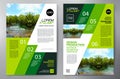 Business brochure flyer design a4 template. Royalty Free Stock Photo