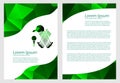 Business brochure golf template booklet