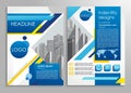 Business brochure or presentation stylish design template. Vector illustration for advertising, promo, presentations, reviews etc