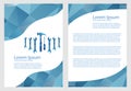 Business brochure working tools template booklet