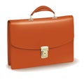 Business brown briefcase.
