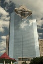 Business Building With Cloud Reflection Royalty Free Stock Photo