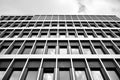 Business buildings architecture. Black and white. Royalty Free Stock Photo